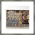 Large Collection Of Shells In Drawer Framed Print