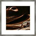 Lariat And Hat Framed Print