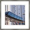 Las Vegas Monorail And Excalibur Hotel Framed Print