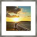 Last Ferry Home Framed Print