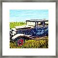 Last Tour For An Old Ford Touring Car Framed Print