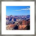 Late Afternoon Grand Canyon Panorama Framed Print