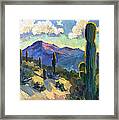 Late Afternoon Tucson Framed Print