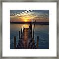 Launch A New Day Framed Print