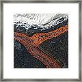 Lava Flow Tolbachik Volcano Kamchatka Framed Print