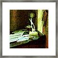 Lawyer - Desk With Quills And Papers Framed Print
