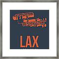 Lax Airport Poster 3 Framed Print