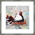 Laying Eggs Framed Print