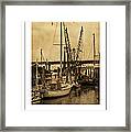 Lazaretto Creek Marina Poster Framed Print