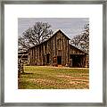 Lbj Ranch Large Barn Framed Print