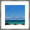 Sailing On Colorful Waters Framed Print