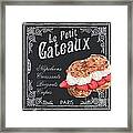 Le Petit Gateaux Framed Print