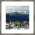 Leadville Autumn Panorama Framed Print