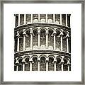 Leaning Tower Of Pisa, Tuscany Italy Framed Print