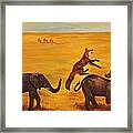 Leap Frog Framed Print