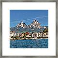 Leaving Brunnen Framed Print