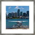 Leaving Miami Seaplane Base Framed Print