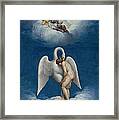 Leda And The Swan Framed Print