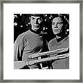 Leonard Nimoy William Shatner Star Trek 1968 Framed Print