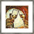 Let's Toast Framed Print