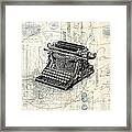 Letters From Paris Framed Print