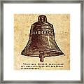 Liberty Bell Proclaim Framed Print