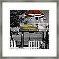 Life Guard Station Framed Print