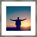 #life Is #good 👌 #sunset #view Framed Print