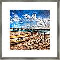 Lifeguard Boat Framed Print