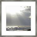 Light Moves Upon The Water - Frisco Nc Framed Print