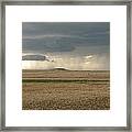 Light Near The End Of The Storm Framed Print