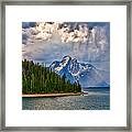 Light On Moran Framed Print