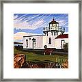 Lighthouse Point No Point Framed Print