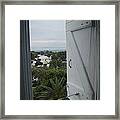 Lighthouse Window Framed Print