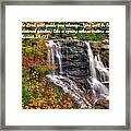 Like A Spring Whose Water Never Fails - Isaiah 58. 11 Framed Print