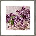 Lilacs In The Box Framed Print