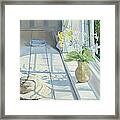 Lilies And A Straw Hat Framed Print Lilies And A Straw Hat Framed Print