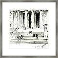 Lincoln Memorial Steps 1922 Framed Print