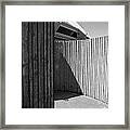Lines And Shadows Framed Print