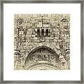 Lion Gate Jerusalem Old City Israel Framed Print