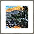 Little Bear Peak And Lake Como Framed Print