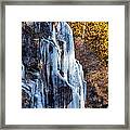 Little Frozen Waterfall Framed Print