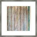 Little Painted Gate In Summer Colors Framed Print