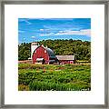 Little Red Barn Framed Print