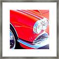 Little Red Corvette Framed Print
