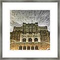 Little Rock Central High Reflecting Upon The Past Framed Print