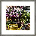 Little Swiss Garden Framed Print