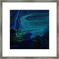 Live In Blue Framed Print