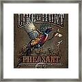 Live To Hunt Pheasants Framed Print