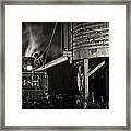 Loading Water At Chama Train Station Framed Print